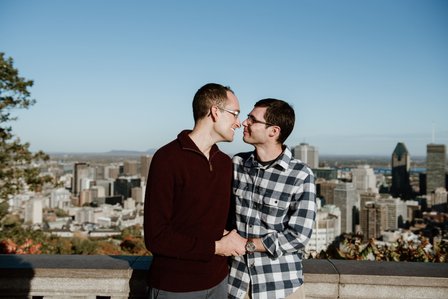 Adam and Phillip's Montreal engagement shoot, Montreal LGBTQ+ engagement photographer, Montreal LGBTQ+ wedding photographer, Montreal gay prewedding engagement photographer, Montreal same sex wedding photographer