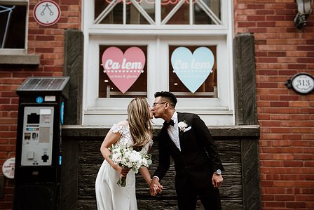 Montreal wedding Photographer; Montreal wedding photo; Carrie Ma officiant; Charlotte Flannery MUA hair stylist; FSEV wedding officiant; Jamie and Newton's wedding; John KOO Photography; Kristina Chan desserts; Longueuil wedding; Oxide design florist