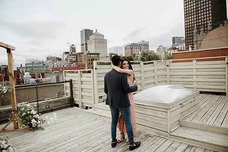 Mehreen and Animesh's surprise proposal; Montreal Proposal photographer; Montreal Surprise proposal photographer; Old Montreal Surprise Proposal; She said yes; Will You Marry Me