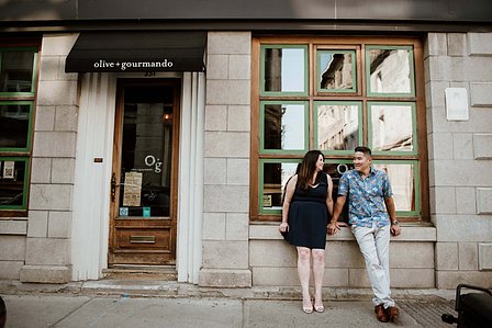 Montreal wedding Photographer, Bassin Peel engagement photo, Farine Five Roses Montreal engagement photo, Old Montreal Engagement Photo, Montreal Engagement Photo, Montreal Pre-Wedding photographer, Mandy and Nate’s MTL engagement photographer