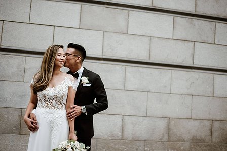 Montreal wedding Photographer; Montreal wedding photo; Carrie Ma officiant; Charlotte Flannery MUA hair stylist; FSEV wedding officiant; Jamie and Newton's wedding; John KOO Photography; Kristina Chan desserts; Longueuil wedding; Oxide design florist