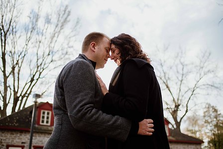 Fall Autumn photo shoot; John KOO Photography; Julianne and Marc's engagement shoot; Lachine Canal; Montreal Engagement Photographer; Sunset Montreal; Sunset engagement photo; engagement photos