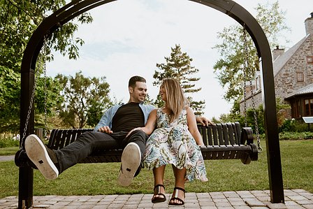 Montreal Engagement Photographer, Montreal wedding Photographer, Kim and Marc Olivier's engagement shoot; Montreal Engagement Photo, RécréoParc, Sainte-Catherine, QC, Sunset engagement photo; MTL engagement photo by the water