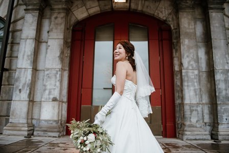 Montreal Wedding photographer, Hotel Nelligan wedding, Old Montreal wedding, MTL wedding photo, American Japanese wedding, Winter wedding