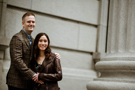 Adrien Bochereau and Vivien Gaumand; Fall Autumn photo shoot; Jessica and Chris's Montreal engagement photographer; John KOO Photography; L'ombre des Cosmos; Louis-Guy Roy; Montreal Pre-Wedding photographer; Montreal wedding Photographer; Old Montreal por