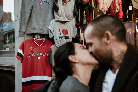 John KOO Photography; Marriage proposal MTL photo; Montreal Surprise proposal photographer; Old Montreal Surprise Proposal; Preet and Danny's Montreal surprise proposal photographer