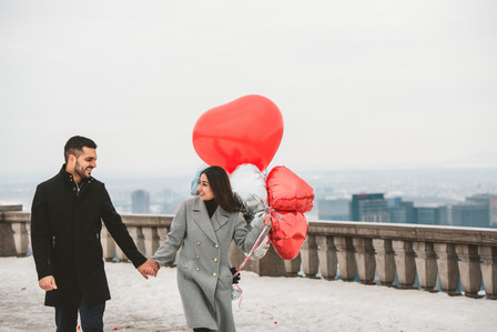 Montreal surprise proposal photographer, Montreal Engagement Photographer, Montreal prewedding photography, engagement prewedding photo