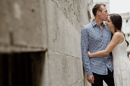 Hotel Nelligan Montreal, Old Montreal Engagement Photo, Montreal Engagement Photo, Montreal Pre-Wedding photographer, Montreal wedding Photographer, Virginie and Calyton's MTL engagement photographer