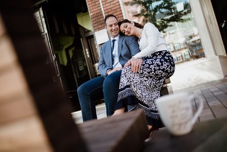 Montreal wedding Photographer, Old Montreal Engagement Photo, Camellia Sinensis, Montreal Engagement Photo, Montreal Pre-Wedding photographer, Gohar and Kosta's MTL engagement photographer