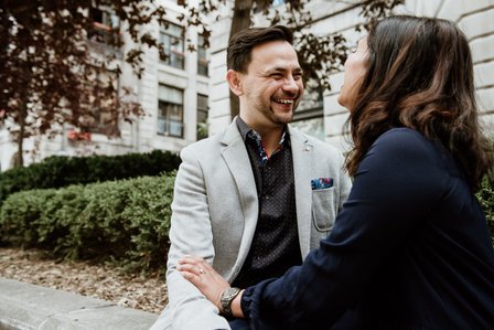 Montreal surprise proposal photographer; Montreal wedding photographer