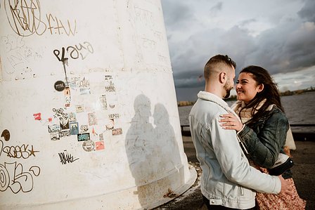 Montreal Engagement Photographer, Montreal wedding Photographer, engagement portraits MTL, Elftheria and Ricky's engagement shoot, John KOO Photography, Lachine Lighthouse engagement photos
