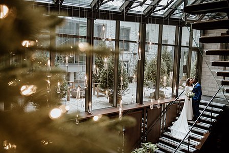 Montreal Wedding photographer, William Gray Hotel wedding, Old Montreal wedding, Intimate wedding, interracial marriage, winter wedding, first look, JohnKOOphotography