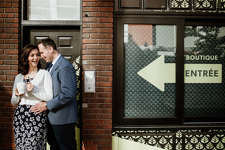 Montreal wedding Photographer, Old Montreal Engagement Photo, Camellia Sinensis, Montreal Engagement Photo, Montreal Pre-Wedding photographer, Gohar and Kosta's MTL engagement photographer