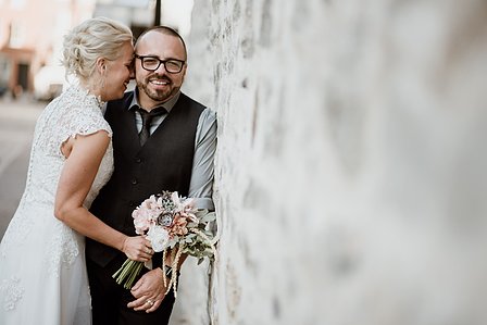 Chateau Ramezay wedding venue photo Montreal, Courtyard wedding. Montreal wedding photographer, Melanie and Robert's Montreal elopement photographer. Melanie and Robert's Montreal wedding, Montreal Wedding Photography.