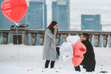 Montreal surprise proposal photographer; Montreal engagement photographer; Montreal wedding photographer
