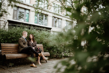 Adrien Bochereau and Vivien Gaumand; Fall Autumn photo shoot; Jessica and Chris's Montreal engagement photographer; John KOO Photography; L'ombre des Cosmos; Louis-Guy Roy; Montreal Pre-Wedding photographer; Montreal wedding Photographer; Old Montreal por