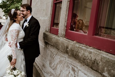 College Saint-Sacrement; John KOO Photography; Lebanese wedding Montreal; Miryana and Fawzi's wedding; Montreal wedding Photographer; Montreal wedding photo; Vieux Terrebonne wedding portraits; Zaffetna Entertainment