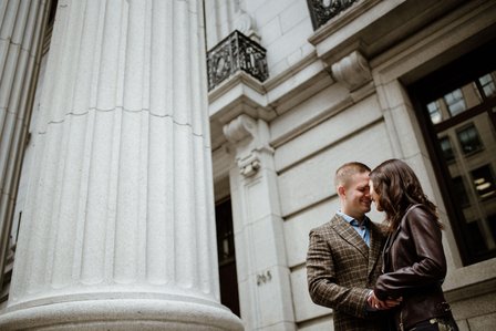 Adrien Bochereau and Vivien Gaumand; Fall Autumn photo shoot; Jessica and Chris's Montreal engagement photographer; John KOO Photography; L'ombre des Cosmos; Louis-Guy Roy; Montreal Pre-Wedding photographer; Montreal wedding Photographer; Old Montreal por