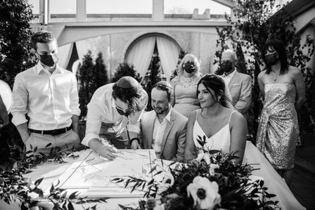 Shaar Hashomayim Synagogue wedding;  Montreal Jewish wedding photographer; John KOO Photography; Lauren and Josh's wedding; Montreal wedding Photographer; Montreal wedding photo