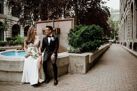Montreal wedding Photographer; Montreal wedding photo; Carrie Ma officiant; Charlotte Flannery MUA hair stylist; FSEV wedding officiant; Jamie and Newton's wedding; John KOO Photography; Kristina Chan desserts; Longueuil wedding; Oxide design florist