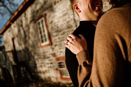 Fall Autumn photo shoot; John KOO Photography; Julianne and Marc's engagement shoot; Lachine Canal; Montreal Engagement Photographer; Sunset Montreal; Sunset engagement photo; engagement photos