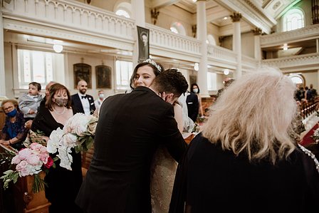 Montreal wedding photographer; John KOO Photography; Lubov and Jonathan's wedding; Montreal wedding photo; Prima Luna restaurant reception hall; St. Rose of Lima church Laval; wedding photography; Église Sainte-Rose-de-Lima Laval