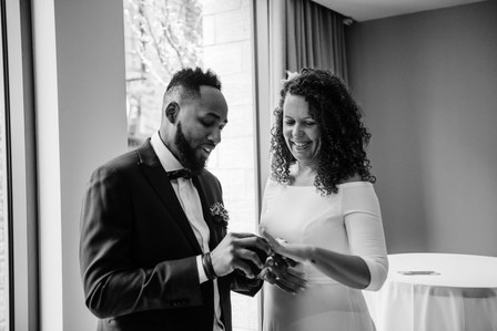Montreal Wedding photographer, William Gray Hotel wedding, Old Montreal wedding, Intimate wedding, interracial marriage, winter wedding, first look, JohnKOOphotography