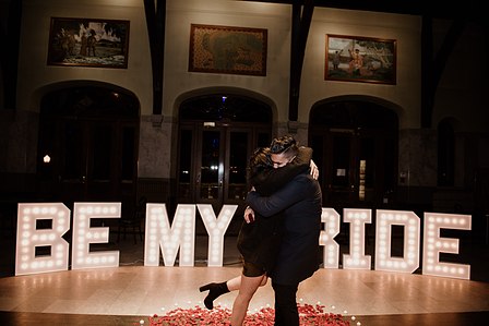 Montreal surprise proposal photographer, Mont-Royal surprise proposal, Belvédère Kondiaronk surprise proposal