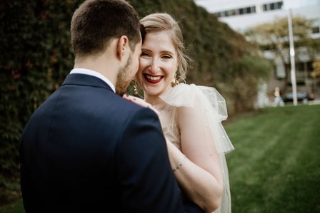 Corinne and Maxime's wedding; John KOO Photography; Les Enfants Terribles MTL wedding; Montreal Jewish wedding photographer; Montreal wedding Photographer; Old Montreal wedding portraits; Square Victoria wedding photos