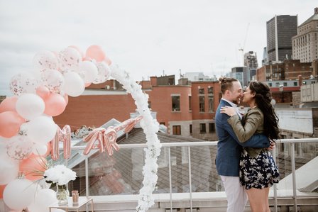 Hotel Saint Sulpice Montreal; Montreal Proposal photographer; Montreal Proposal photography; Montreal Surprise proposal photographer; Montreal wedding photographer; Meggy and Satnislav’s surprise proposal, Old Montreal surprise proposal photo