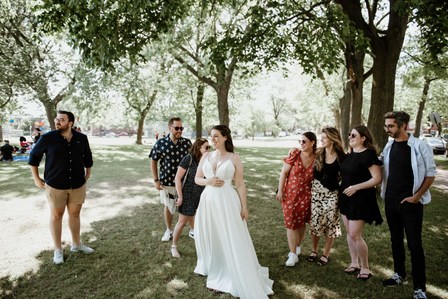 Danielle and Andrew's wedding; First look; John KOO Photography; Ketubah signing; Montreal Jewish wedding; Montreal Jewish wedding photographer; Shaare Zion Congregation; Table 51 restaurant MTL