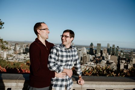 Adam and Phillip's Montreal engagement shoot, Montreal LGBTQ+ engagement photographer, Montreal LGBTQ+ wedding photographer, Montreal gay prewedding engagement photographer, Montreal same sex wedding photographer
