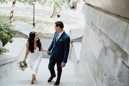 Montreal wedding photographer, Montreal elopement photographer, Notary Mona Salehi Notaire wedding mariage, Covid wedding, Old Montreal wedding photos