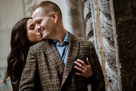 Adrien Bochereau and Vivien Gaumand; Fall Autumn photo shoot; Jessica and Chris's Montreal engagement photographer; John KOO Photography; L'ombre des Cosmos; Louis-Guy Roy; Montreal Pre-Wedding photographer; Montreal wedding Photographer; Old Montreal por