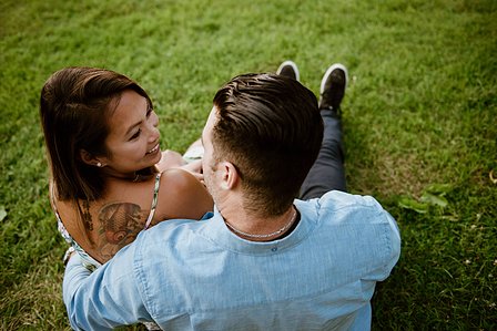 Montreal Engagement Photographer, Montreal wedding Photographer, Kim and Marc Olivier's engagement shoot; Montreal Engagement Photo, RécréoParc, Sainte-Catherine, QC, Sunset engagement photo; MTL engagement photo by the water