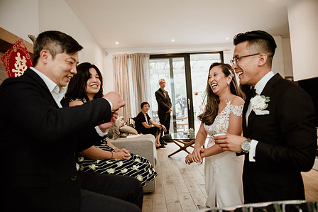 Montreal wedding Photographer; Montreal wedding photo; Carrie Ma officiant; Charlotte Flannery MUA hair stylist; FSEV wedding officiant; Jamie and Newton's wedding; John KOO Photography; Kristina Chan desserts; Longueuil wedding; Oxide design florist