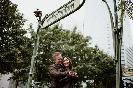 Adrien Bochereau and Vivien Gaumand; Fall Autumn photo shoot; Jessica and Chris's Montreal engagement photographer; John KOO Photography; L'ombre des Cosmos; Louis-Guy Roy; Montreal Pre-Wedding photographer; Montreal wedding Photographer; Old Montreal por