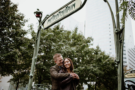 Adrien Bochereau and Vivien Gaumand; Fall Autumn photo shoot; Jessica and Chris's Montreal engagement photographer; John KOO Photography; L'ombre des Cosmos; Louis-Guy Roy; Montreal Pre-Wedding photographer; Montreal wedding Photographer; Old Montreal por