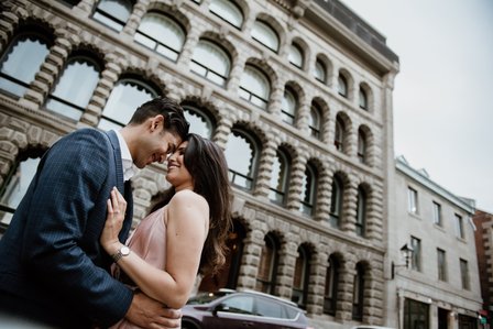 Mehreen and Animesh's surprise proposal; Montreal Proposal photographer; Montreal Surprise proposal photographer; Old Montreal Surprise Proposal; She said yes; Will You Marry Me