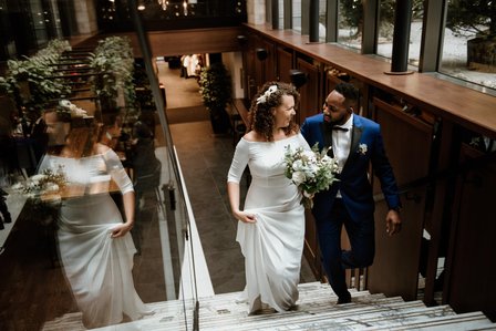 Montreal Wedding photographer, William Gray Hotel wedding, Old Montreal wedding, Intimate wedding, interracial marriage, winter wedding, first look, JohnKOOphotography
