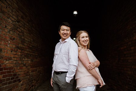 Montreal wedding Photographer, Old Montreal Engagement Photo, Montreal Engagement Photo, Montreal Pre-Wedding photographer, Stephanie and Kakin's MTL engagement photographer