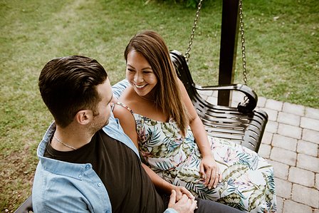 Montreal Engagement Photographer, Montreal wedding Photographer, Kim and Marc Olivier's engagement shoot; Montreal Engagement Photo, RécréoParc, Sainte-Catherine, QC, Sunset engagement photo; MTL engagement photo by the water