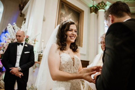Montreal wedding photographer; John KOO Photography; Lubov and Jonathan's wedding; Montreal wedding photo; Prima Luna restaurant reception hall; St. Rose of Lima church Laval; wedding photography; Église Sainte-Rose-de-Lima Laval