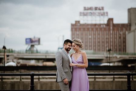 Wedding photographer in Montreal, prewedding engagement photographer, Basin Peel Montreal, Urban couple’s portrait session