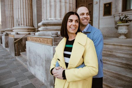 Montreal Surprise proposal photographer, Old Montreal Surprise Proposal, Matt and Jackie's Montreal surprise proposal, Montreal Engagement Photographer