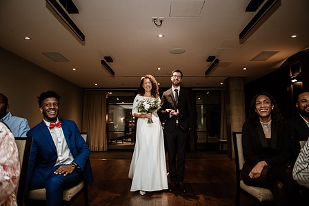 Montreal Wedding photographer, William Gray Hotel wedding, Old Montreal wedding, Intimate wedding, interracial marriage, winter wedding, first look, JohnKOOphotography