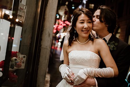 Montreal Wedding photographer, Hotel Nelligan wedding, Old Montreal wedding, MTL wedding photo, American Japanese wedding, Winter wedding