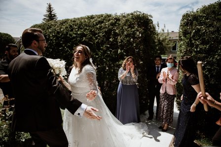 College Saint-Sacrement; John KOO Photography; Lebanese wedding Montreal; Miryana and Fawzi's wedding; Montreal wedding Photographer; Montreal wedding photo; Vieux Terrebonne wedding portraits; Zaffetna Entertainment
