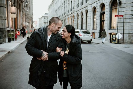 John KOO Photography; Marriage proposal MTL photo; Montreal Surprise proposal photographer; Old Montreal Surprise Proposal; Preet and Danny's Montreal surprise proposal photographer