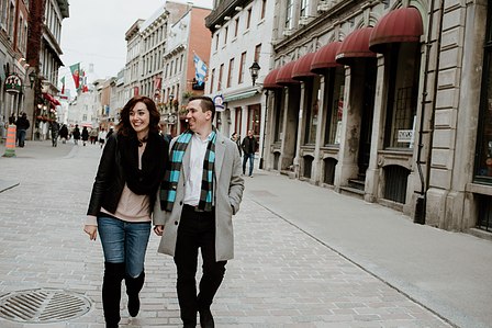 Engagement photo in Montreal; John KOO Photography; Katherine and Thomas's engagement shoot; Montreal Engagement Photographer; Montreal Pre-Wedding photographer; Montreal Wedding Photography; Montreal wedding Photographer; Old Montreal engagement photo se